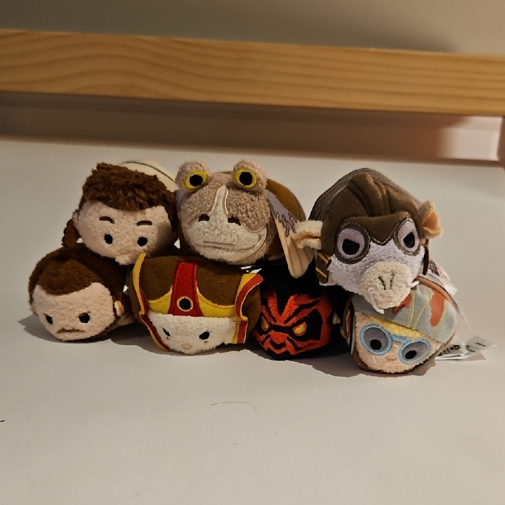 Star Wars Plush Set - Brown, Tan, Red, Black, White